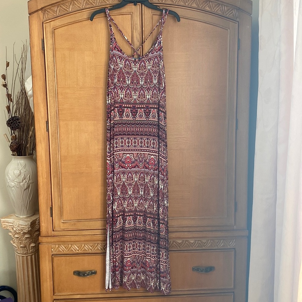 Fleur Bleue Maxi Dress